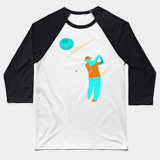 RETRO STYLE GOLFER Baseball T-Shirt